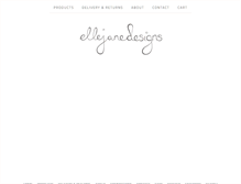 Tablet Screenshot of ellejanedesigns.com